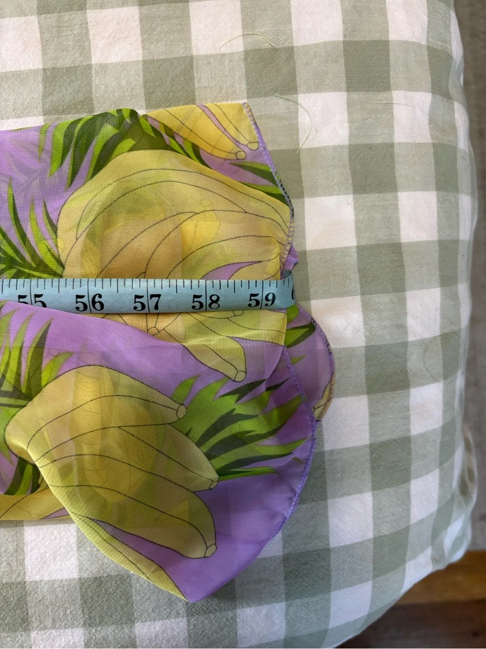 Chiffon Banana Palm Leaf Oversized Scarf Beach Sarong Wrap